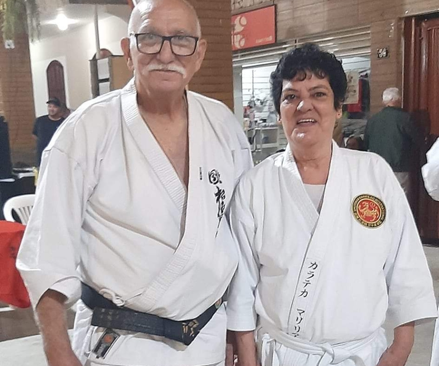 marilia em seu dojo