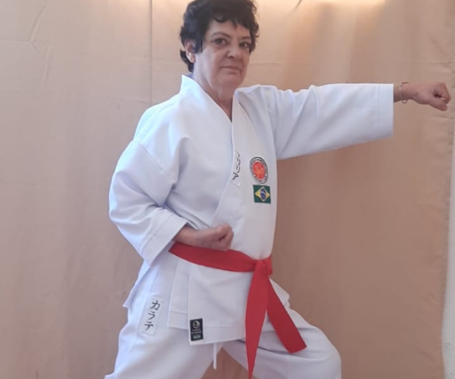 marilia em seu dojo