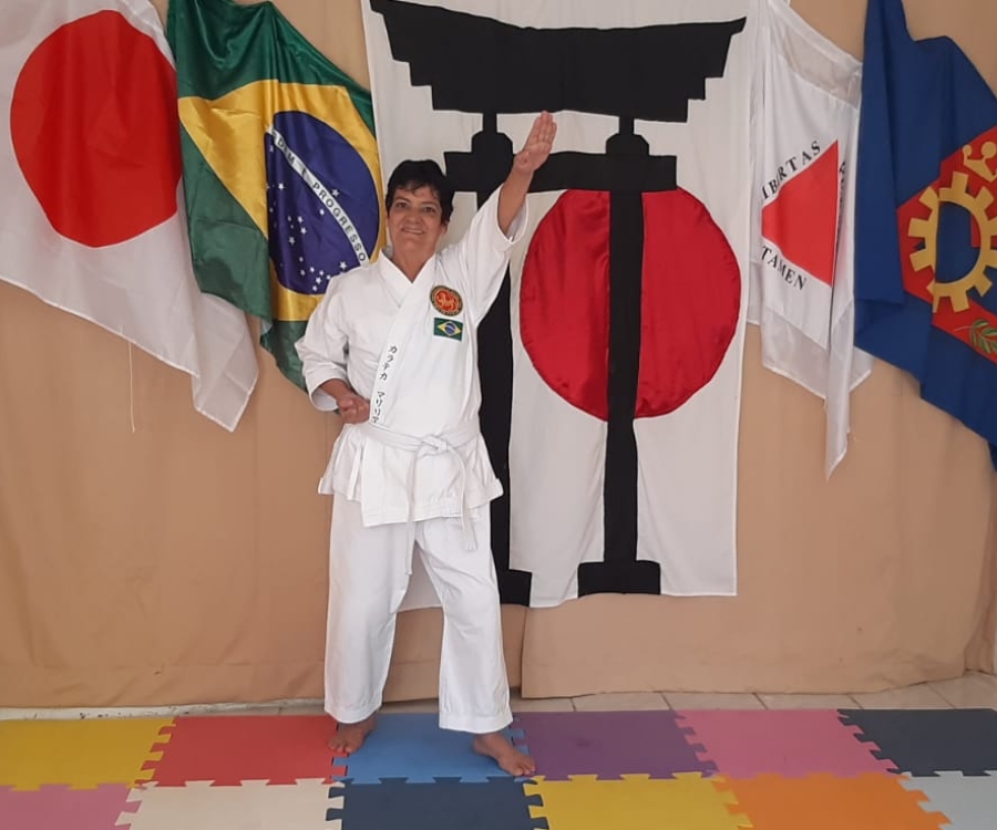 marilia em treinamento