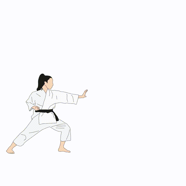 boneca karateka
